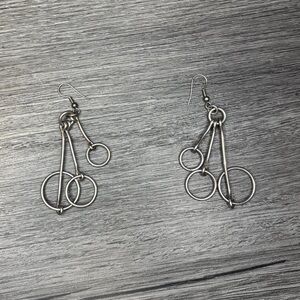 Elegant Silver Hoop Earrings